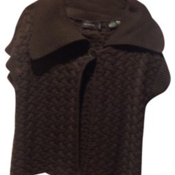 The Limited Cropped Design Wear Brown Sweater Size: 12 (L) - Picture 1 of 7